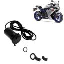 Autokraftz Black Waterproof Without Switch Bike/Cycle Mobile Charger Handle Yamaha Rx 100...