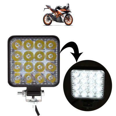 AutoKraftZ Super Bright 16 LED Headlight/Bike Light/Off Road Working Lamp for KTM RC 390