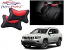 Autopearl Car Neck Rest Pillow Compatible with Jeep Compass (Set of 2)...
