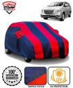 Autoretail Car Body Cover for Toyota Innova Model Storage Carry Bag and Triple Stitching (Pack of 1 Red and Blue)...