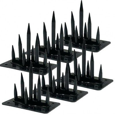 Autouniko (Pack of 5) Bird and Pigeon Spikes, Pigeon Control Spikes Anti Bird Plastic Spikes