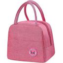 Auvella Lunch Bags for Office Women & Men Insulated Lunch Bag for Kids Tiffin Bag (Pink)...