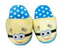 AUXA Minion Indoor Slippers for Women Cute Cartoon Soft Plush Comfort Cozy Slippers 1 pair (Minion Slippers, numeric_7)...