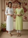 Auzaai Collection Women Patchwork Kurta (Multicolor)...