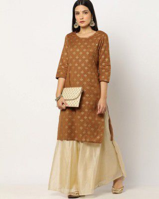 AVAASA MIX N' MATCH Printed Straight Kurta
