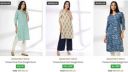 AVAASA MIX N' MATCH Women Kurtas Starts At 102...