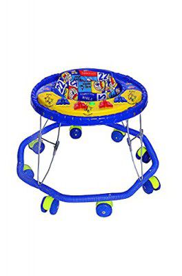 AVANI METROBUZZ Baby Walker with Music Toys Bar for Kids of 6 Months to 1.5 Year (Blue)