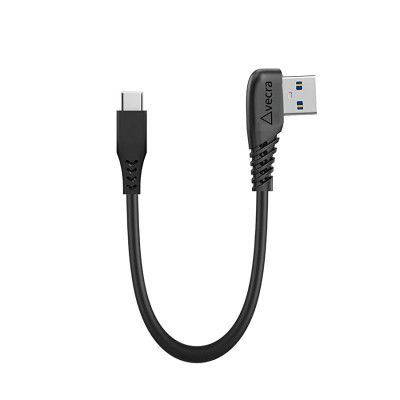 AVECRA Fast Charging L-Shape Short Tangle Free Cable