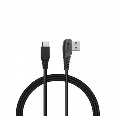 AVECRA Fast Charging Type C L-Shape Tangle Free Data Cable