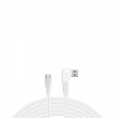 Avecra (Pack Of 2 Type C Fast Charging L-Shape Tangle Free Data Cable