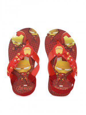 Avengers Boy's Red Flip-Flops-5 UK (22 EU) (MAPBFF2199)