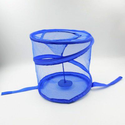 AVETON Laundry Simplified: Mesh Popup Laundry Hamper - Foldable and Portable Cylindrical Basket for Bedroom, Kids Room, College Dormitory, and Travel Convenience