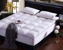 Avi King Size Finest Imported Super Microfiber Mattress Padding/Topper- White (72X78Inch, 2500 GSM) (Free 5 Pcs 3-Layer Mask)...