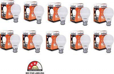 AVINDRA 9 W Round B22 D LED Bulb (White, Pack of 10)