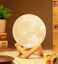 Avion Colour Changing Rechargeable 3D LED Moon Lamp...
