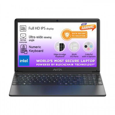 AVITA PURA S102 CELERON AE15A1INC56F-BKP Laptop (8GB RAM + 512GB SSD)