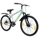 Avon Buke Spike 24T MTB Bicycles for Men|Tyre: 24 inches, Frame Size: 15.9'' Steel |Chainwheel with PVC Disc, Short Bend | Suspension Fork & Front & Rear Disc Break (Matt Grey)...