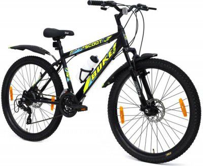 AVON SCOOT 26T Geared Cycle 85% Fitted 26 T (inch) Mountain Cycle  (7 Gear, Black, Only Front Suspension)