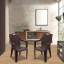 AVRO FURNITURE 7756 Plastic Chair | Set of 2 | Matt and Gloss Pattern | for Dining Room, Bedroom, Kitchen, Living Room | Bearing Capacity up to 150Kg | Strong & Sturdy Structure...