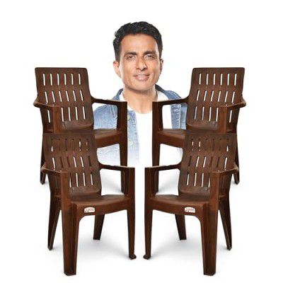 AVRO FURNITURE Spine Care Orthopaedic Plastic Chair | Set of 4