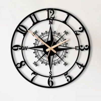 AVVIC MART Stylish Metal Wall Clock (20CM)