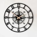 AVVIC MART Stylish Metal Wall Clock (20CM)...