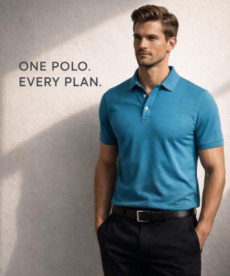 AWG ALL WEATHER GEAR 100% Cotton Polo T Shirt for Men