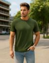 AWG ALL WEATHER GEAR Men Solid Waffle Crew Neck Tshirt...