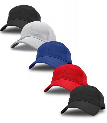 AWG ALL WEATHER GEAR (Pack of 5 Cap for Men Unisex Mens Caps with Adjustable Strap Hat for Men Gym and Sports Cap Multicolour