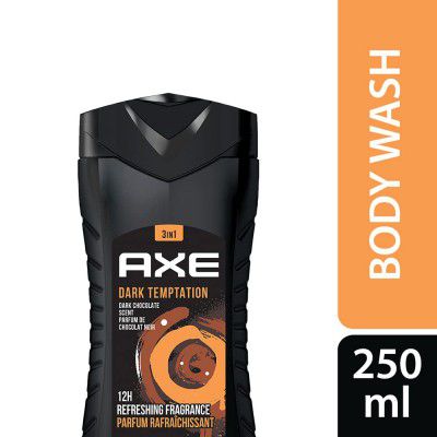 Axe Dark Temptation 3 In 1 Body, Face & Hair Wash, 250ml