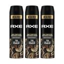 Axe Dark Temptation Long Lasting Deodorant Bodyspray For Men - 215 ml ( Pack Of 3 )...