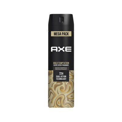 Axe Gold Temptation Long Lasting Deodorant Bodyspray For Men - 215ml