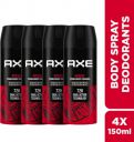 AXE intense Body Spray  -  For Men (150 ml, Pack of 4)...