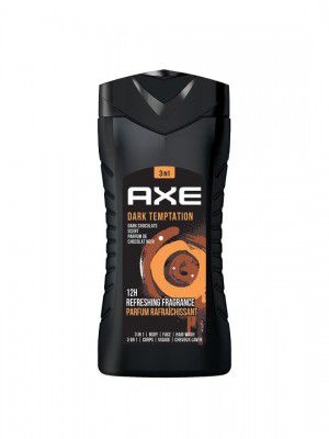 AXE Men Dark Temptation 3-In-1 Face, Hair & Body Wash with Long-Lasting Fragrance - 250ml