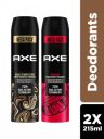 AXE Men Set of Dark Temptation & Intense Deodorant Spray - 215ml each...