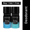 Axe Recharge Marine Splash and Ocean Breeze Deodorant Combo Pack...