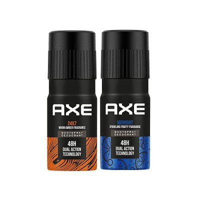AXE Recharge Midnight Deodorant for Men, 150 milliliters (buy 1 get 1 free)