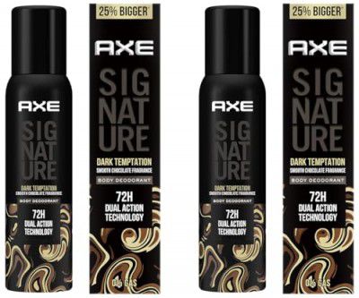 Axe Signature Dark Temptation No Gas Deodorant Bodyspray, 154ml (Pack of 2)