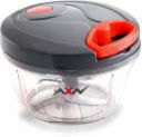 AXN 450 ml with 3 stainless steel blade , quick new handy powerful gray chopper Vegetable & Fruit Chopper  (1)...