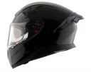 Axor Apex Solid ISI ECE DOT Certified Glossy Black Full Face Dual Visor Helmet (L)...