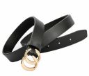 AXXTITUDE Women CC Casual, Formal, Party, Evening Black Artificial Leather Belt...