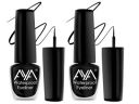 AYA 24 Hrs Long Lasting & Waterproof Eyeliner, Black 10 ml (Pack of 2) | Smudge Proof, Transfer Proof Eye Liner for Eye Makeup |...