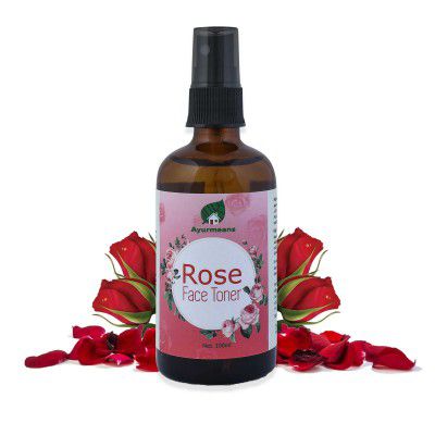 Ayurmeans Natural Rose Face Toner for Dark circles (100 ml)