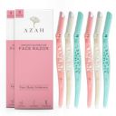 AZAH Face & Eyebrow Razor for Women | Face Razor Women Facial Hair | Face Razor For Soft Hair | Eyebrows, Upper Lips, Chin, Side Locks, Forehead Razor | Pack of 6...