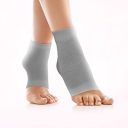 Azah Moisturising Gel Socks for Women & Men | Silicone Cushions for Support & Heel Repair | For Smooth, Soft, Crack-Free Heels | Spa-like Massage & Pain Relief | Grey...