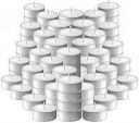 B S NATURAL Candles T Light Wax Smokeless Dripless (White, Pack of 50)...