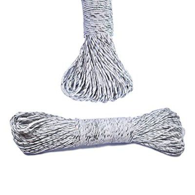 Babique Nylon Rope Cloth Hanging Rope, Farm Rope Fencing for Both Indoor and Outdoor Purpose (10 Meter) Multicolour