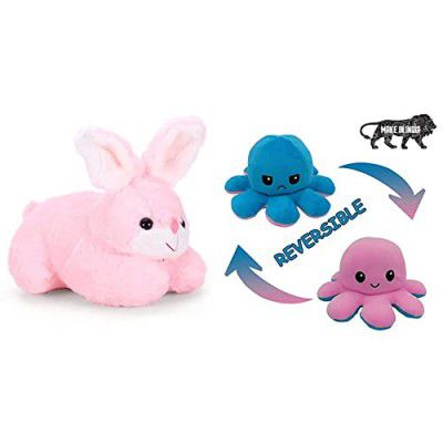 Babique Rabbit Stuffed Soft Toy 26 cm Octopus Sitting Plush Soft Toy (17 cm)