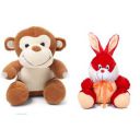 Babique Sitting Monkey Plush Soft Toy Cute Kids Animal Home Decor Boys/Girls 28 cm&Babique Rabbit Stuffed Soft Toy Plush for Kids Baby Boy Girl Birthday (25cm)...