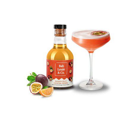 Bablouie Passion Fruit Premix 100% Natural,180ml Make 6 Drinks, Syrup for Craft Coffee/ Pancakes /Chocolate Milk /Toast / Iced-teas